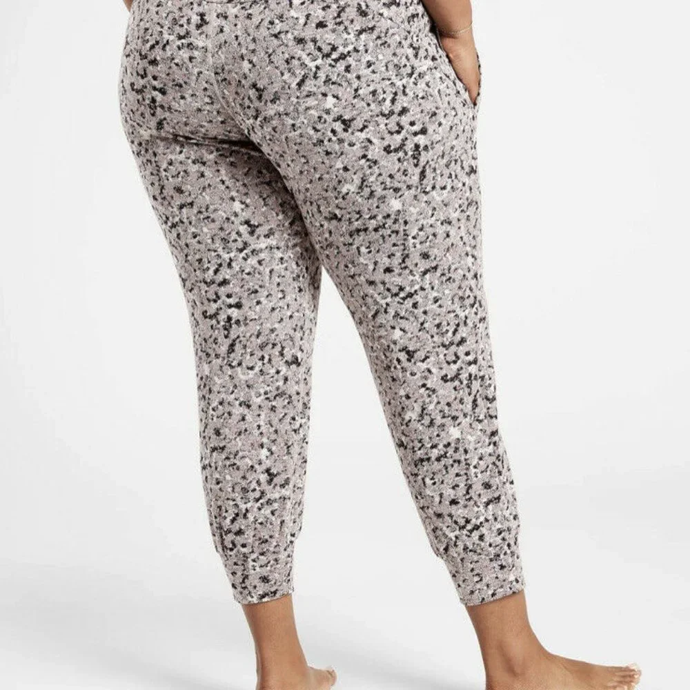 Athleta Salutation Textured Jogger size 1X Meadow Decadent Chocolate - Picture 4 of 4